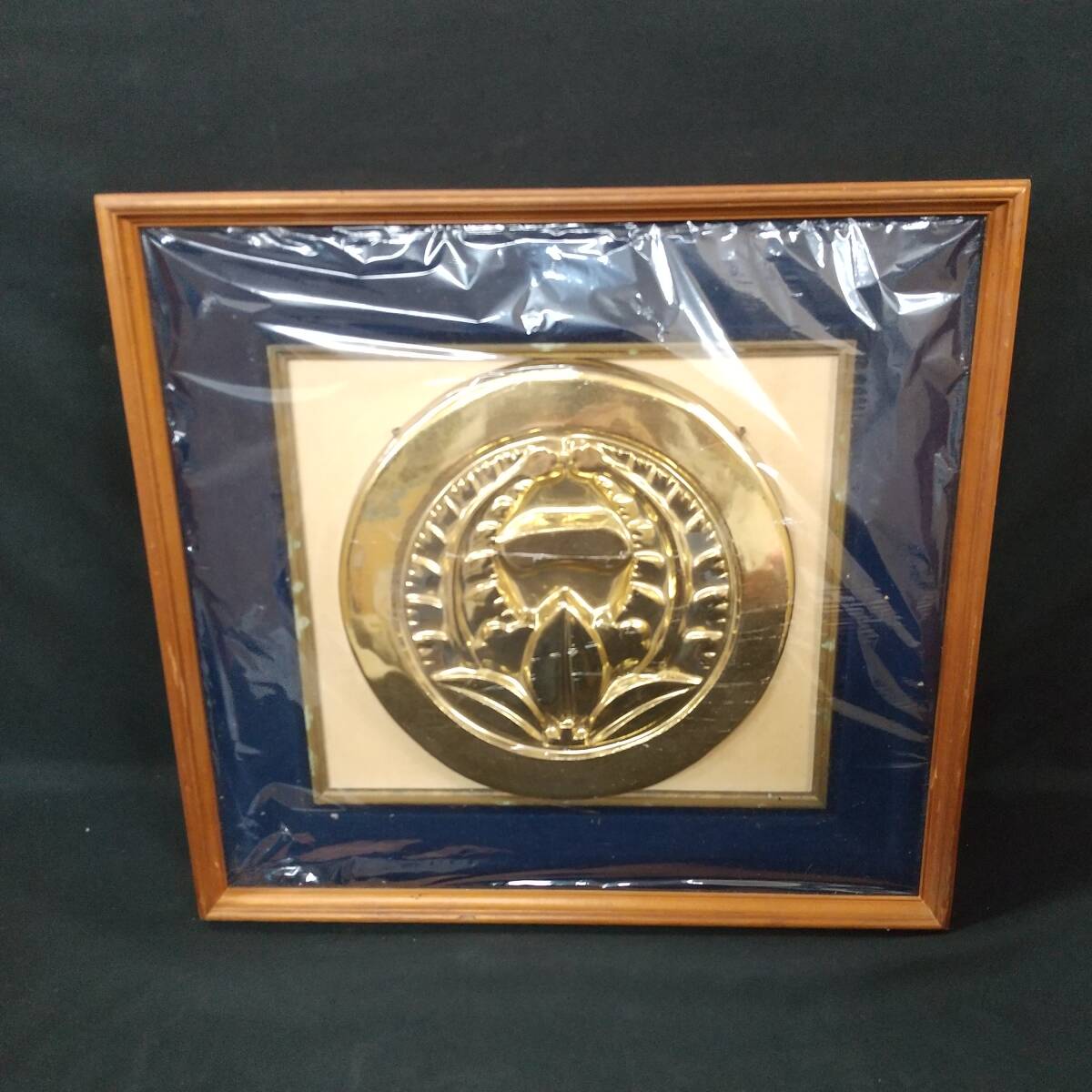 ◎招福開運◎家紋飾り「丸に上り藤に一の字」長寿 繁栄 額装 即発送 