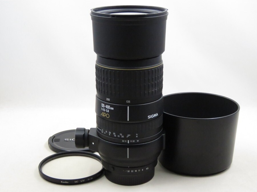 [23136T6]★緊急大特価★SIGMA APO 135-400mm F4.5-5.6 ASPH Pentax フード・三脚座付き