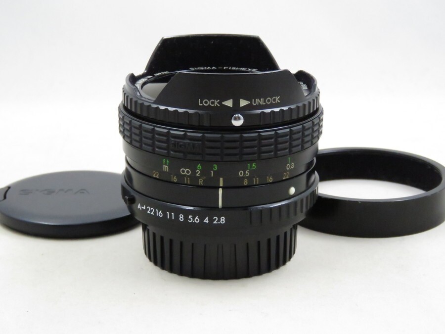 [23147V1]★超極上美品★SIGMA FISHEYE 16mm F2.8 FILTERMATIC MULTI-COATED Pentax フィルター付き