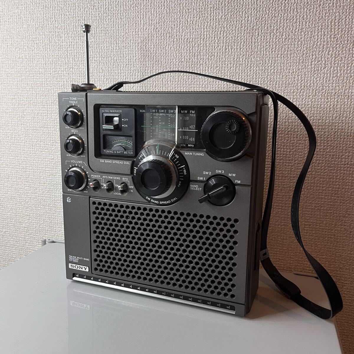 SONY ソニー スカイセンサー マルチバンドレシーバー ラジオ 5バンド ICF-5900　 FM SW