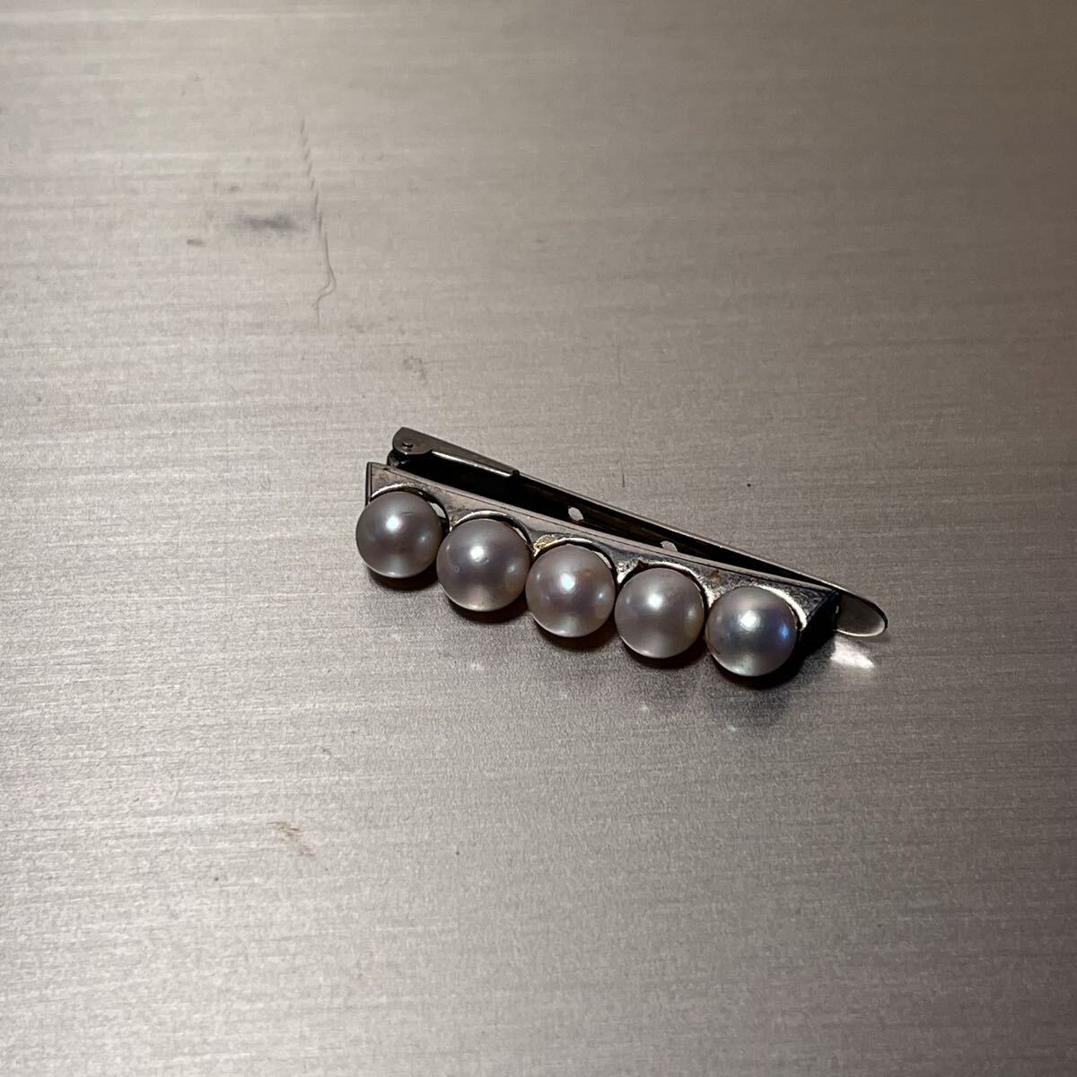 spm 刻印 パール アクセサリー ネクタイピン？ 真珠