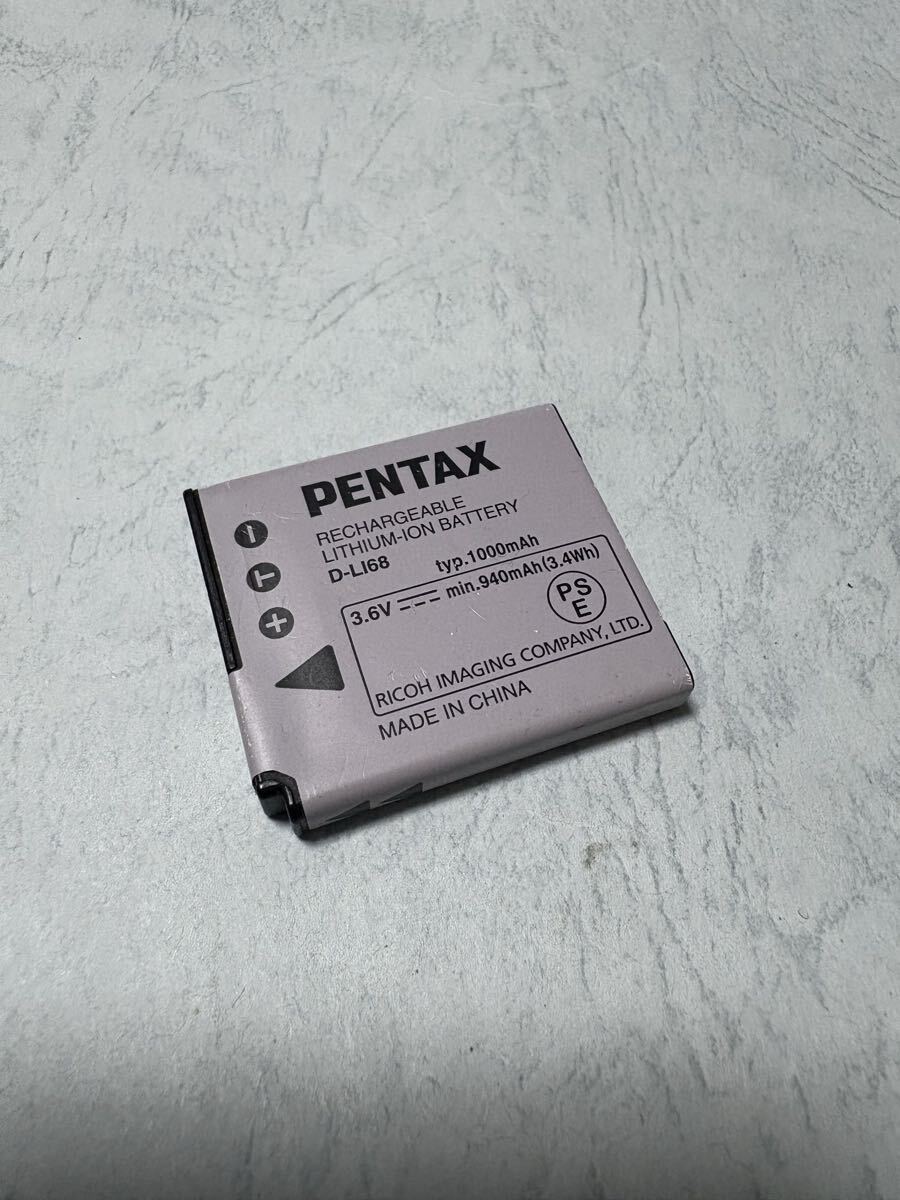 送料無料■中古■ペンタックス純正品■D-LI68■バッテリー 電池パック■PENTAX