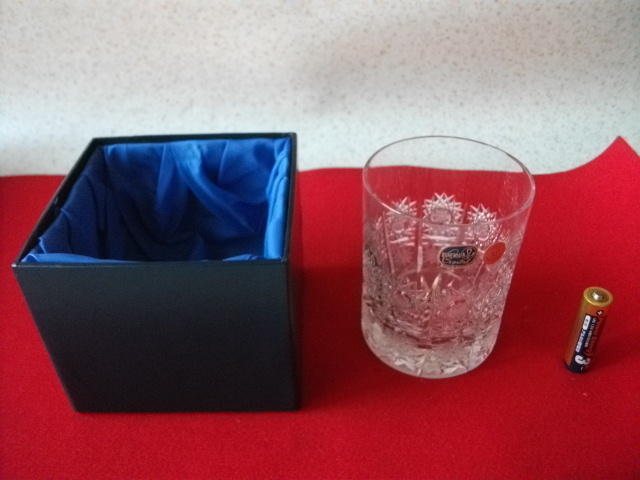 当時物　レア　Bohemia　ボヘミヤ クリスタル　RUCKL CRYSTAL　（ルックル クリスタル）　ガラス　グラス　ビンテージ 昭和レトロ