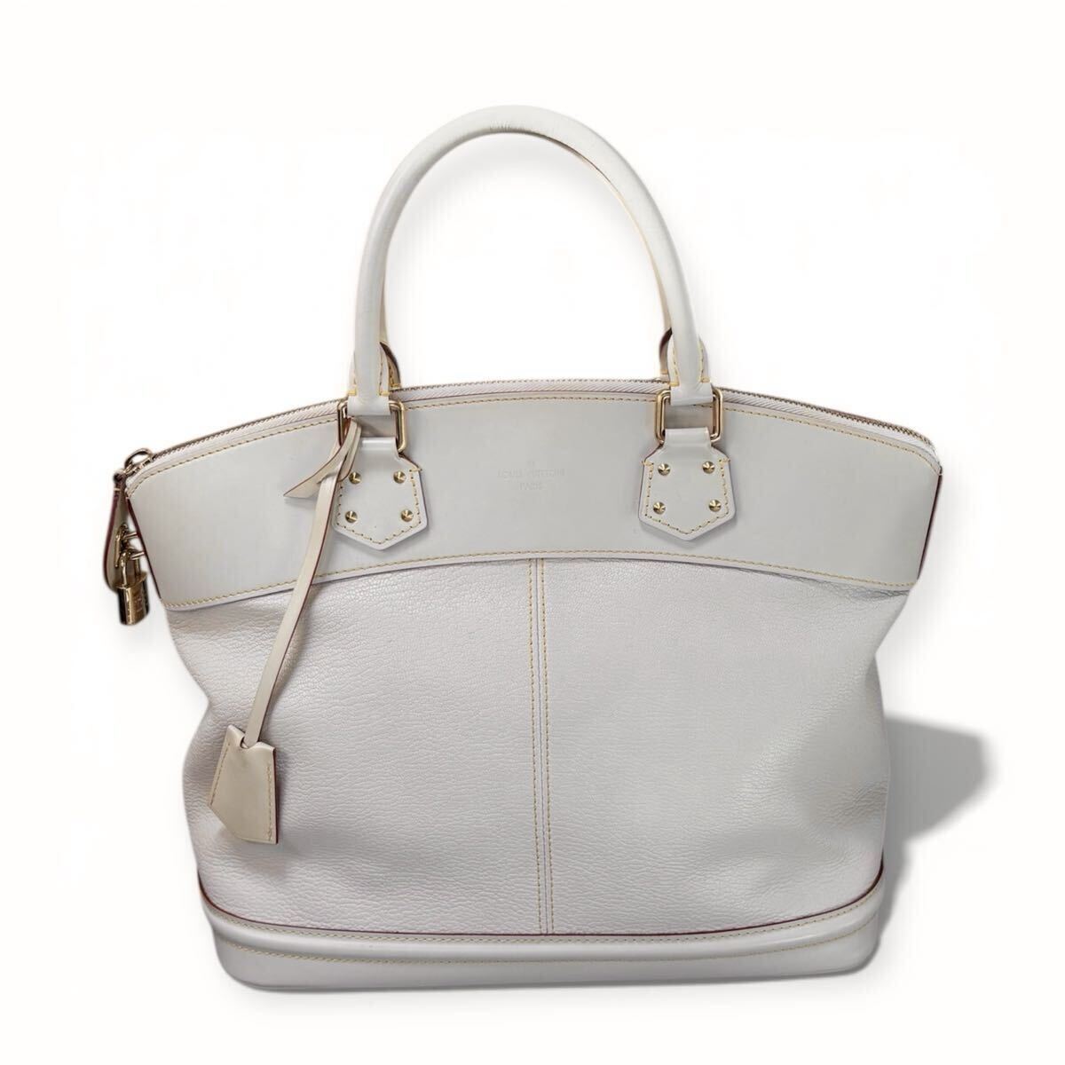 LOUIS VUITTON ルイヴィトン スハリ ロックイット MM ブロン スハリレザー ホワイト系カラー トートバッグ ハンドバッグ かばん 鞄