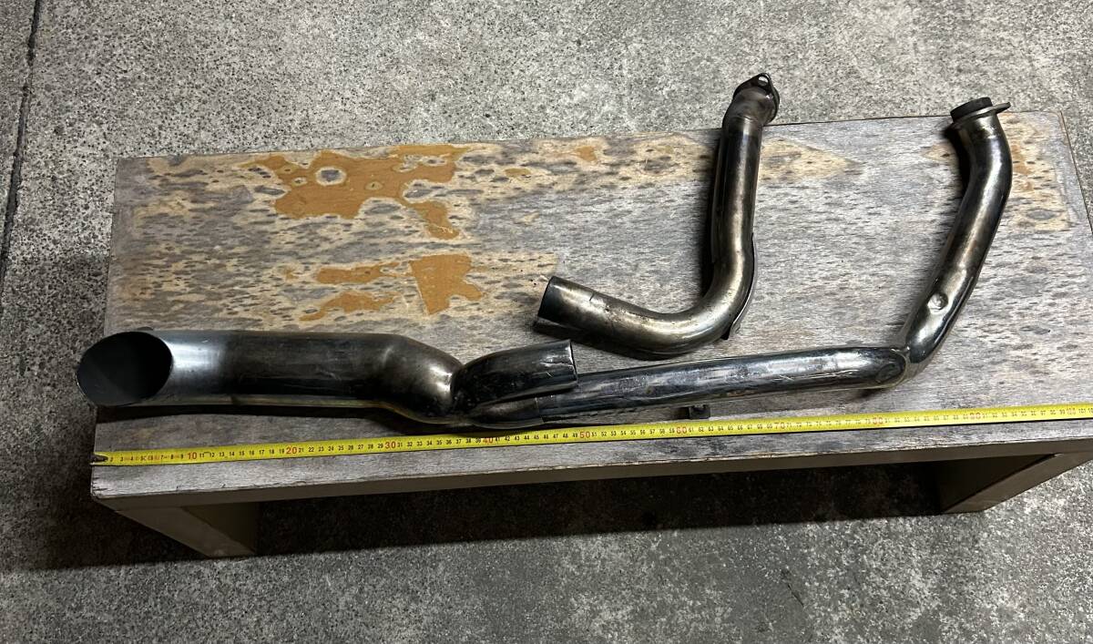 ショベル　チョッパー　SHOVEL CHOPPER マフラー　ターンアウト　フルエキゾースト