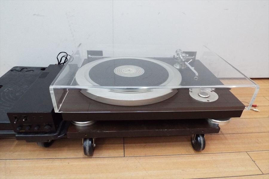 【07】MICRO マイクロ精機 MD-100 MD-100 MA-505 ターンテーブル レコードプレイヤー 中古 現状品 260107A5001