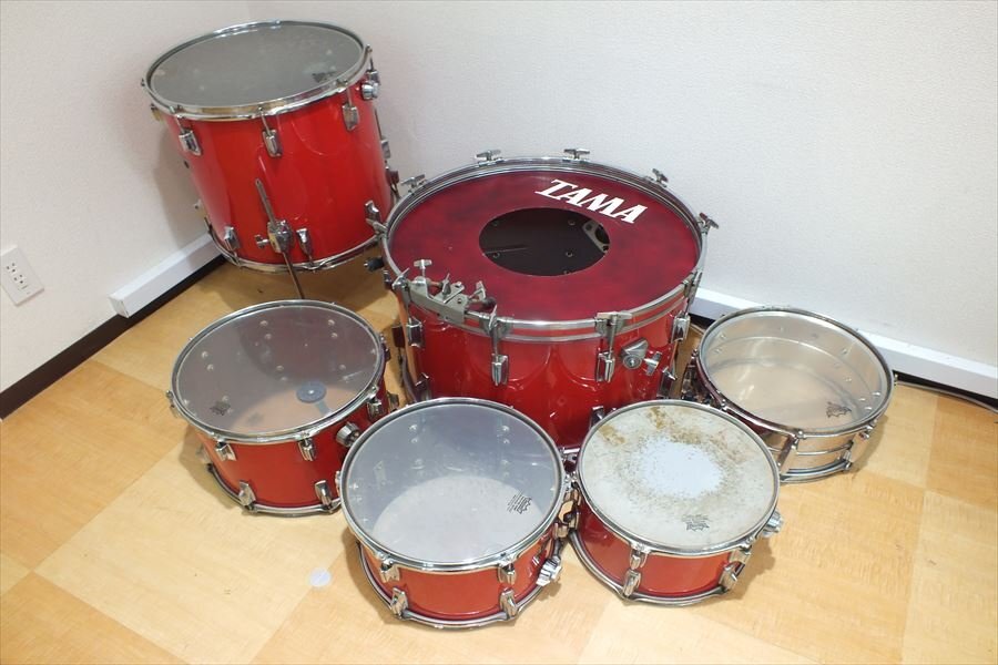 【01】北海道札幌市 引取限定 TAMA タマ FIBRESTAR ドラム 中古 現状品 # ■ 260101B6722A