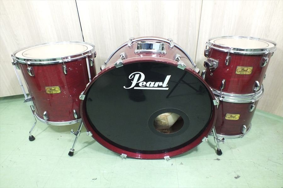【06】長野県長野市 引取限定 Pearl パール Export Series ドラムセット 中古 現状品 # ■ 260105B6492