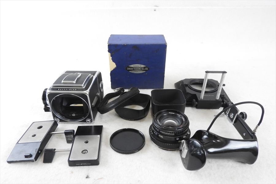【07】HASSELBLAD ハッセルブラッド 500C/M 中判カメラ Planar 2.8/80 T 中古 現状品 260207E4716
