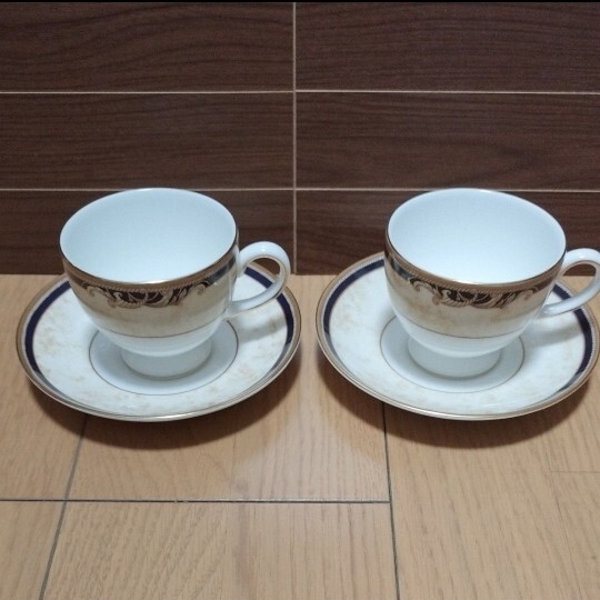 ▼ ウェッジウッド≪コーヌコピア カップ&ソーサー 2客≫ WEDGWOOD　リー　カップ　ソーサー