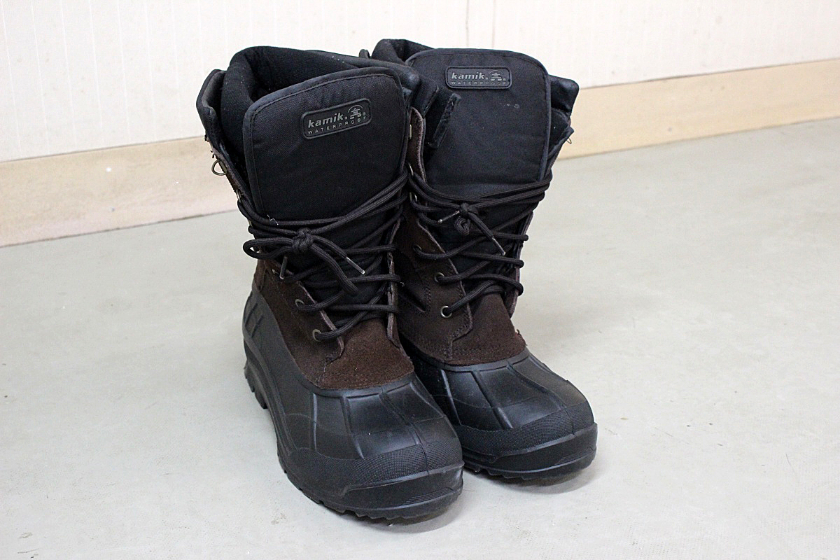 KAMIK nationplus カミック スノーブーツ アウトドア US12 中古 現状 F-27
