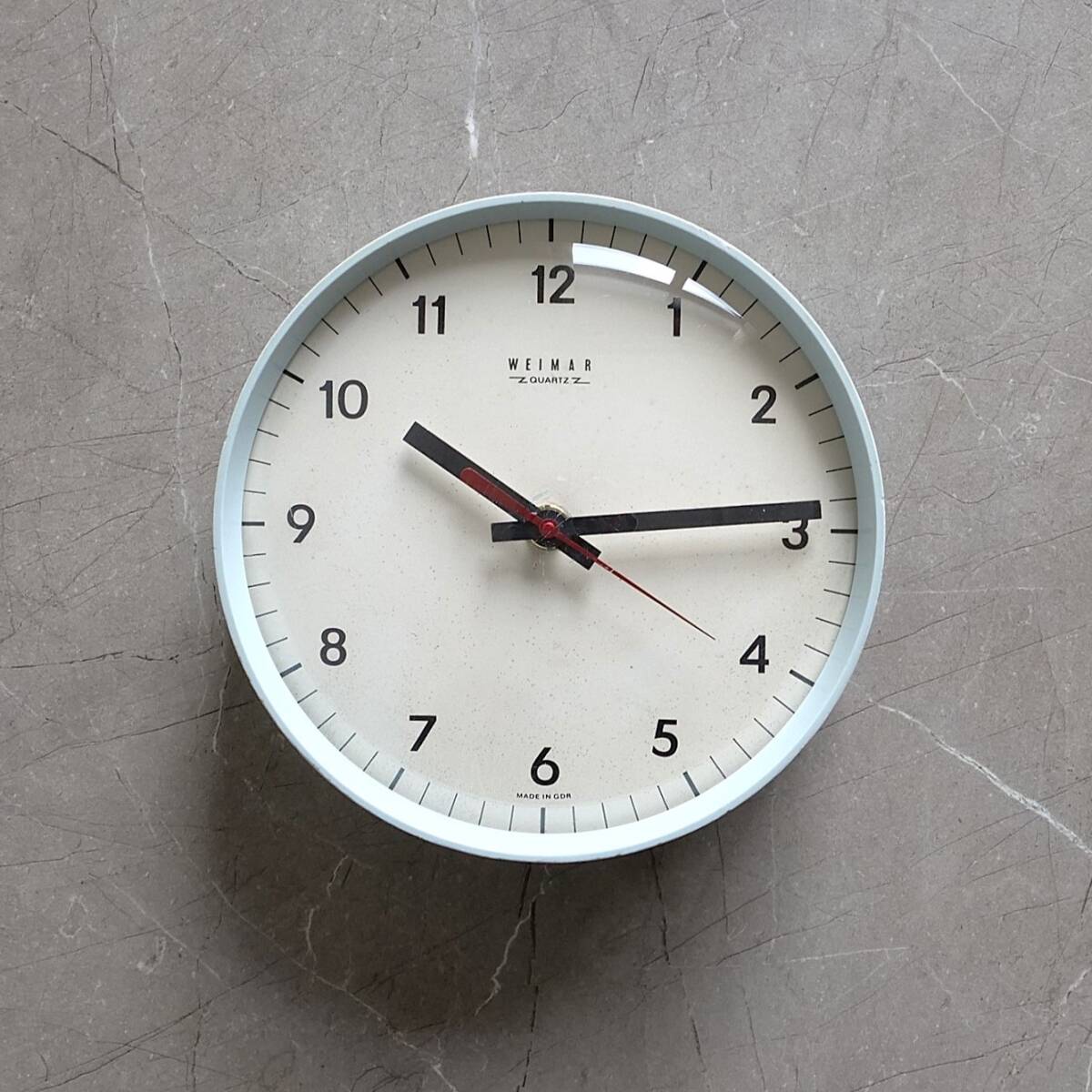 ドイツ WEIMAR CLOCK 店舗 インダストリアル ウォールクロック オブジェ インテリア 