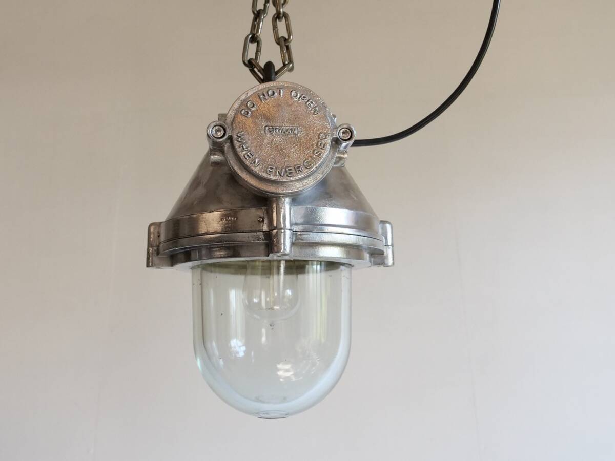ビンテージ BUNKER LAMP 防爆ランプ インダストリアル 倉庫 送料無料 