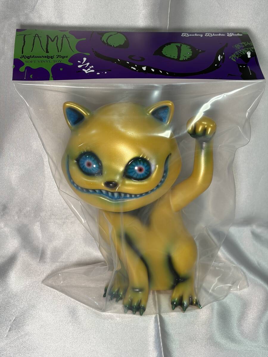 かっこわらい雑貨店 TAMA 黄色 ソフビ フィギュア タマ KAKKOWARAI TOYS ワンフェス WF スーフェス デザフェス