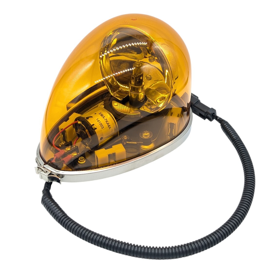 極美品 PATLITE HKFM-102 パトライト 24V DC 回転灯 イエロー