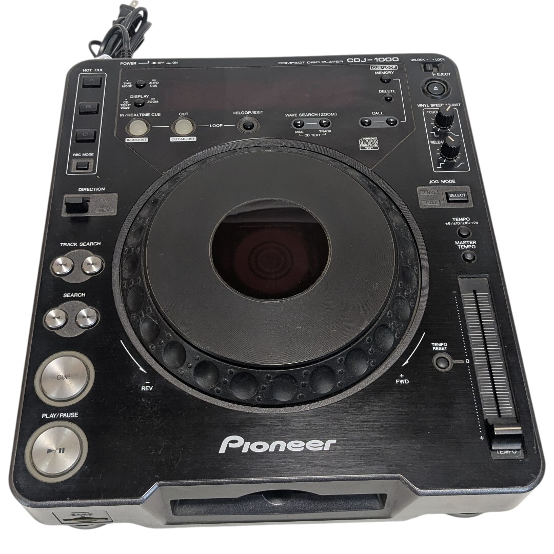 pioneer CDプレーヤー CDJ-1000 ジャンク パイオニア 通電 