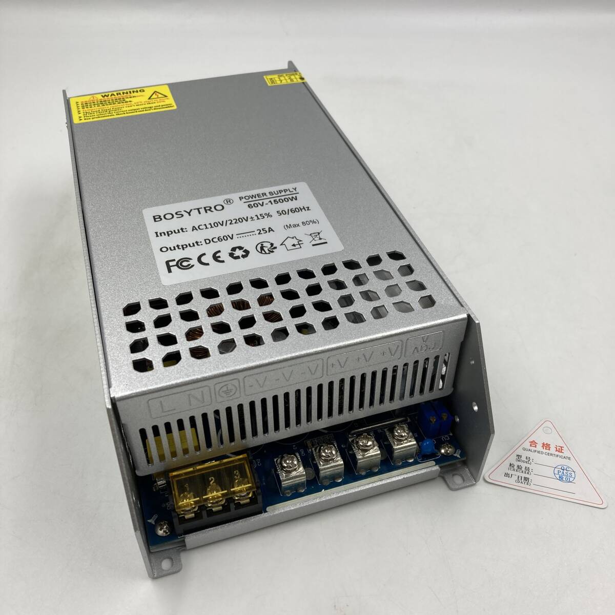 【未検品】スイッチング電源 12V1500W25A DC安定化電源PSU AC 110V/220V-DC 60 Vトランス/Y32667-L1