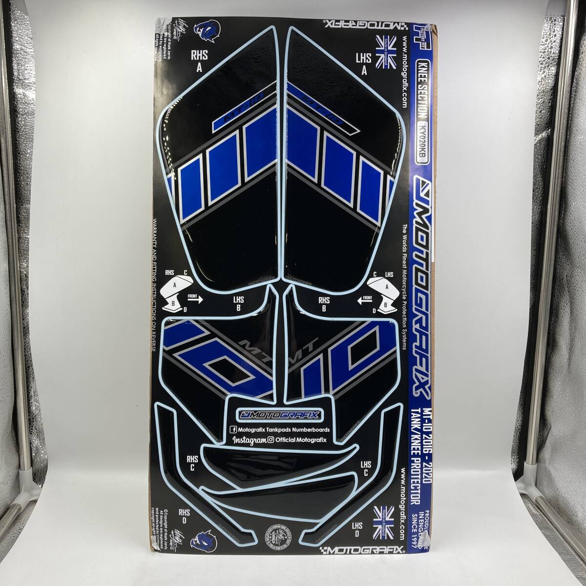 モトグラフィックス ボディパッド KNEE MT-10 16-19 MT-KY020KB/Y32681-L2