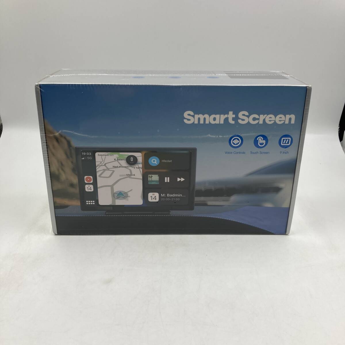 【新品未開封】LAMTTO　カーナビ オーディオ一体型 ワイヤレスカープレイ 9インチタッチスクリーン ワイヤレスCarPlay/Y32868-E1