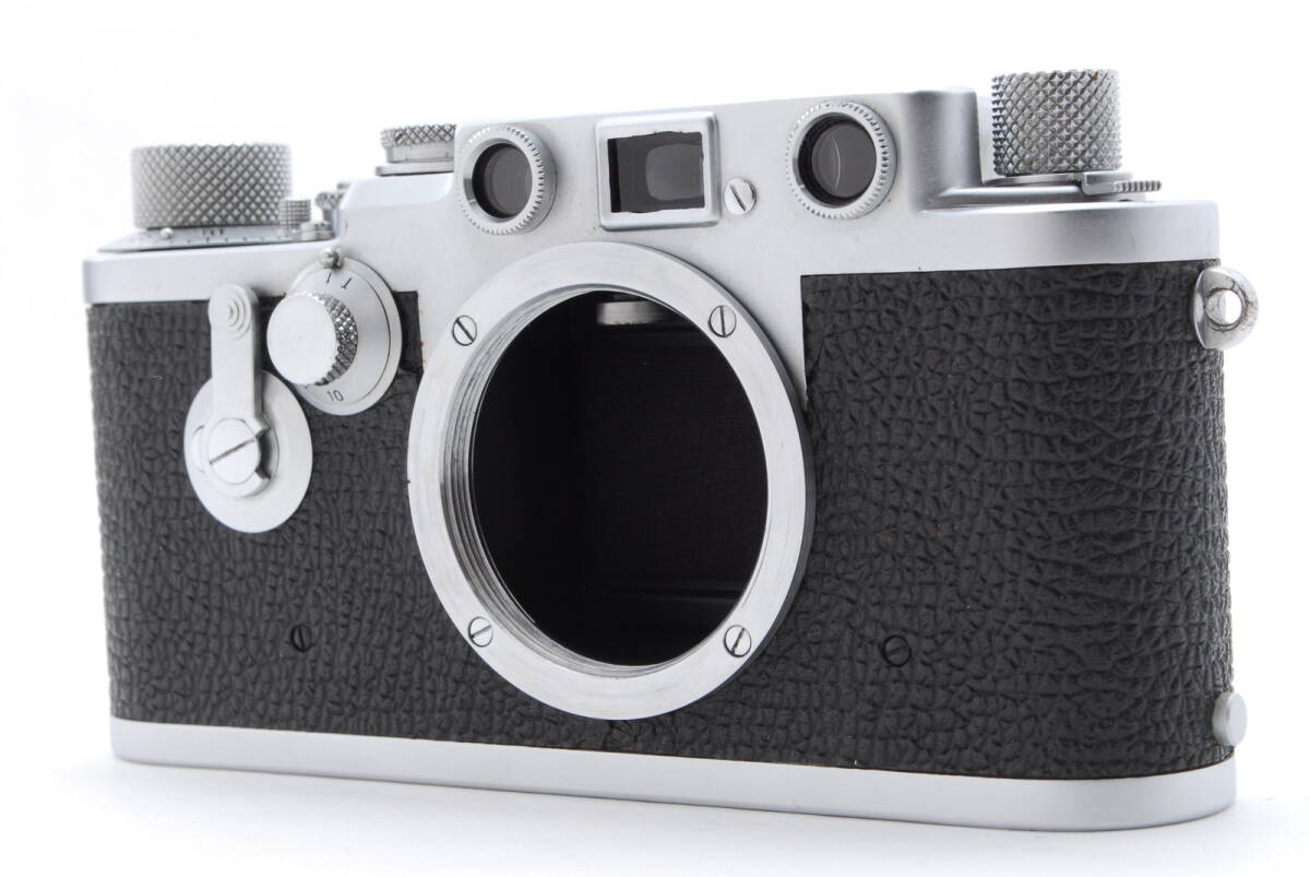 レッドダイヤル【美品 保障付 動作確認済】 Leica IIIF III F ライカ レンジファインダー 35mm フィルムカメラ セルフタイマー付 #V1385