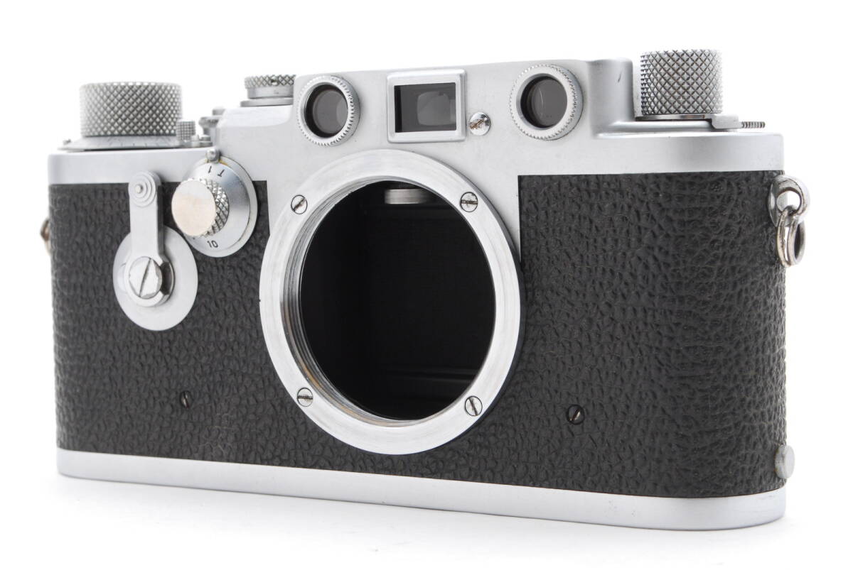 レッドダイヤル【美品 保障付 動作確認済】 Leica IIIF III F ライカ レンジファインダー 35mm フィルムカメラ セルフタイマー付 #V1397