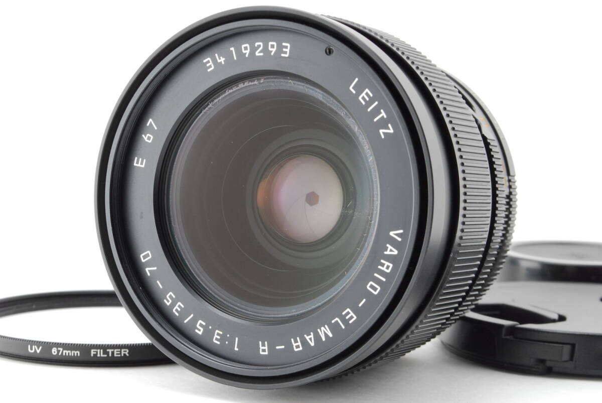 【美品 保障付 動作確認済】 Leica ライカ Elmar R エルマー 35-70mm f/3.5 E67 3カム ワイドズーム MF レンズ Rマウント用 #V1372