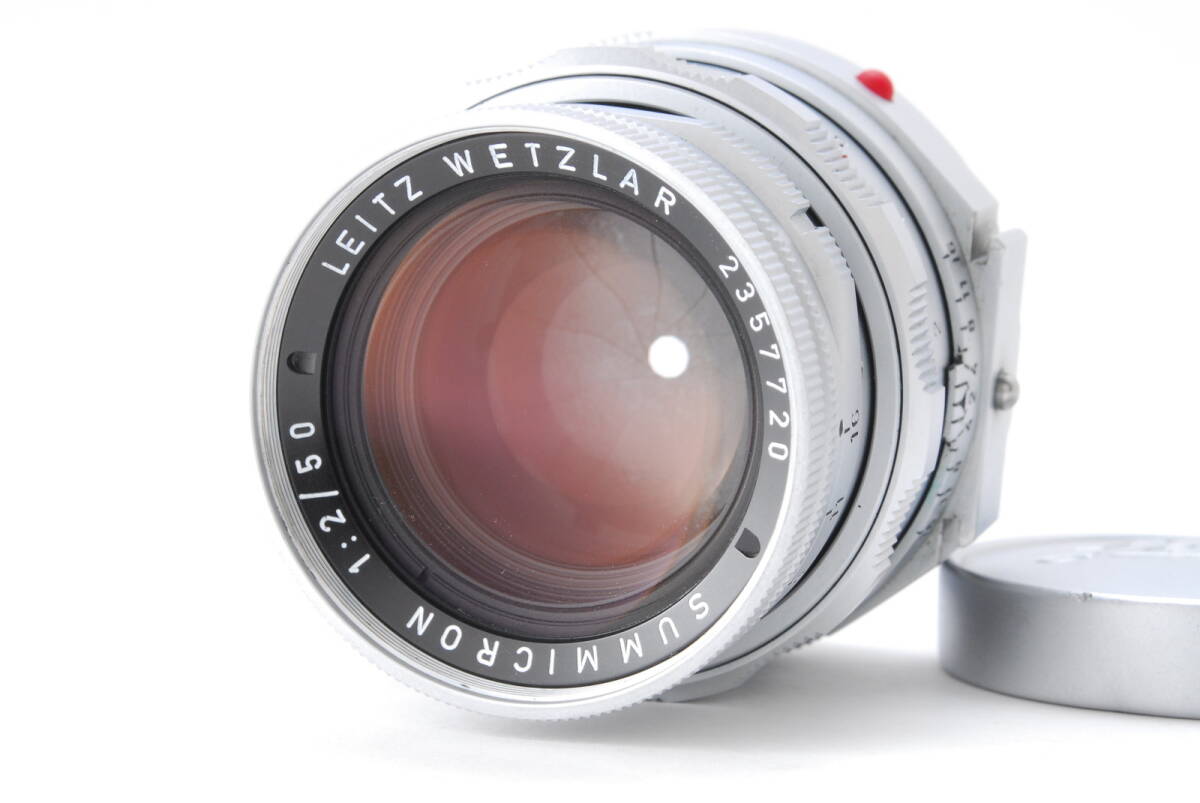 【良品 保障付 動作確認済】 Leica Leitz DR M Summicron ライカ ズミクロン 50mm f/2 Mマウント 標準レンズ シルバー #V1401