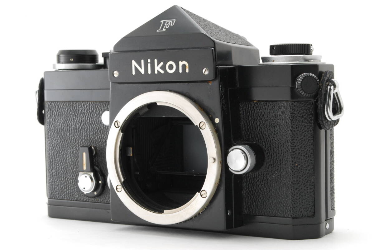 シリアルNO.745xxxx 最終モデル【良品 保障付 動作確認済】 Nikon F ニコン Eyelevel アイレベル 黒 MF 35mm フィルムカメラ #V1498