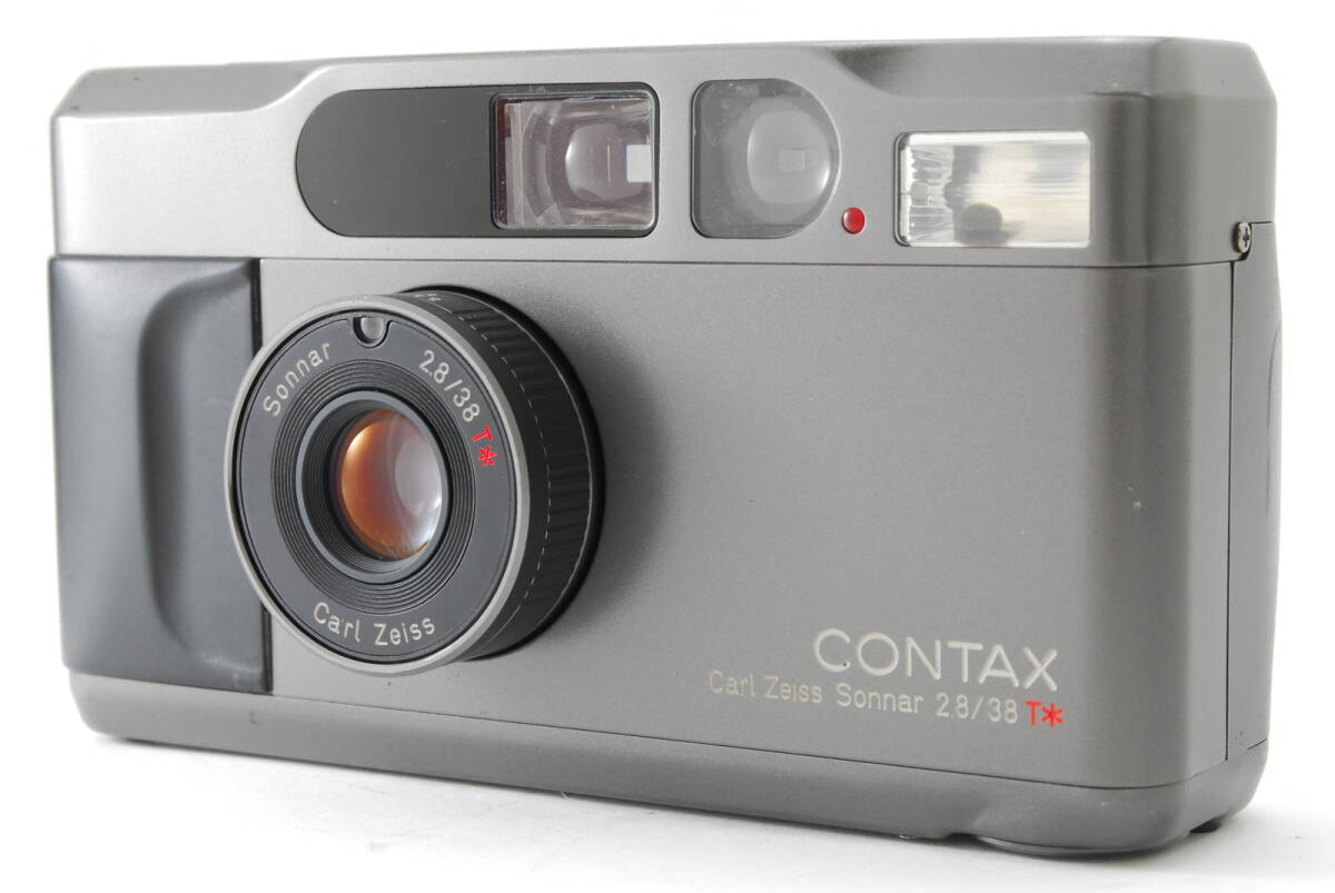【良品 保障付 動作確認済】 Contax T2 コンタックス Titan Black チタンブラック 35mm Film Camera フィルムカメラ #V1040