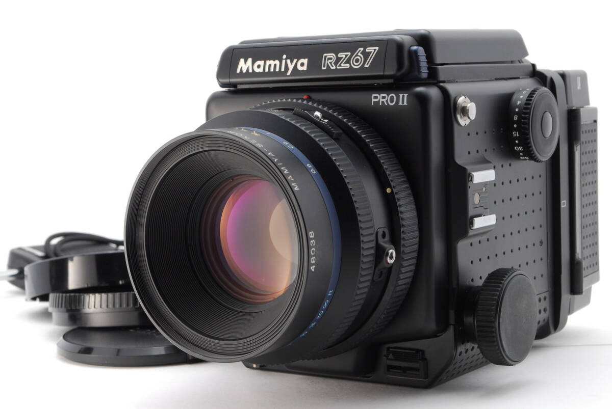 【超美品 保障付 動作確認済】 Mamiya マミヤ RZ67 Pro II カメラ + Sekor Z 110mm f/2.8 W レンズ 120 FilmBack II フィルムバック #V1669