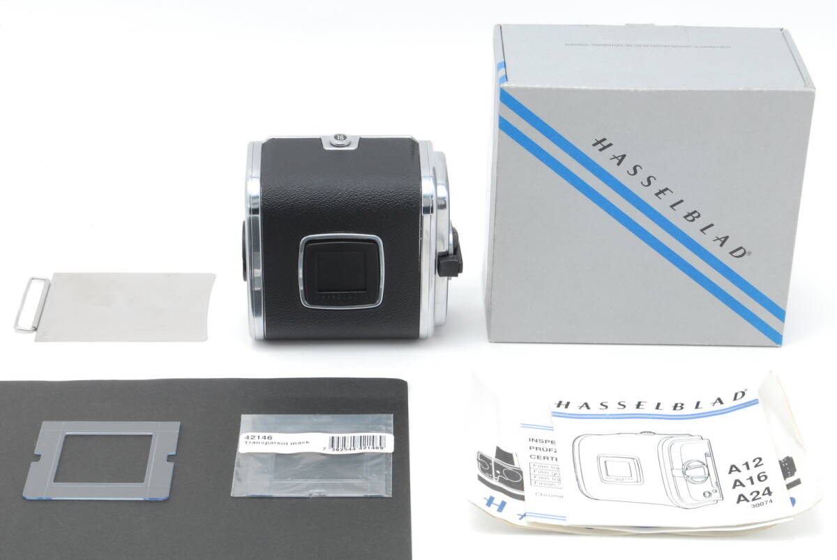 【ほぼ未使用 保障付 動作確認済】 Hasselblad ハッセルブラッド A16 Type III フィルムバック 6x4.5 645 元箱付 中判カメラ用 #V1770