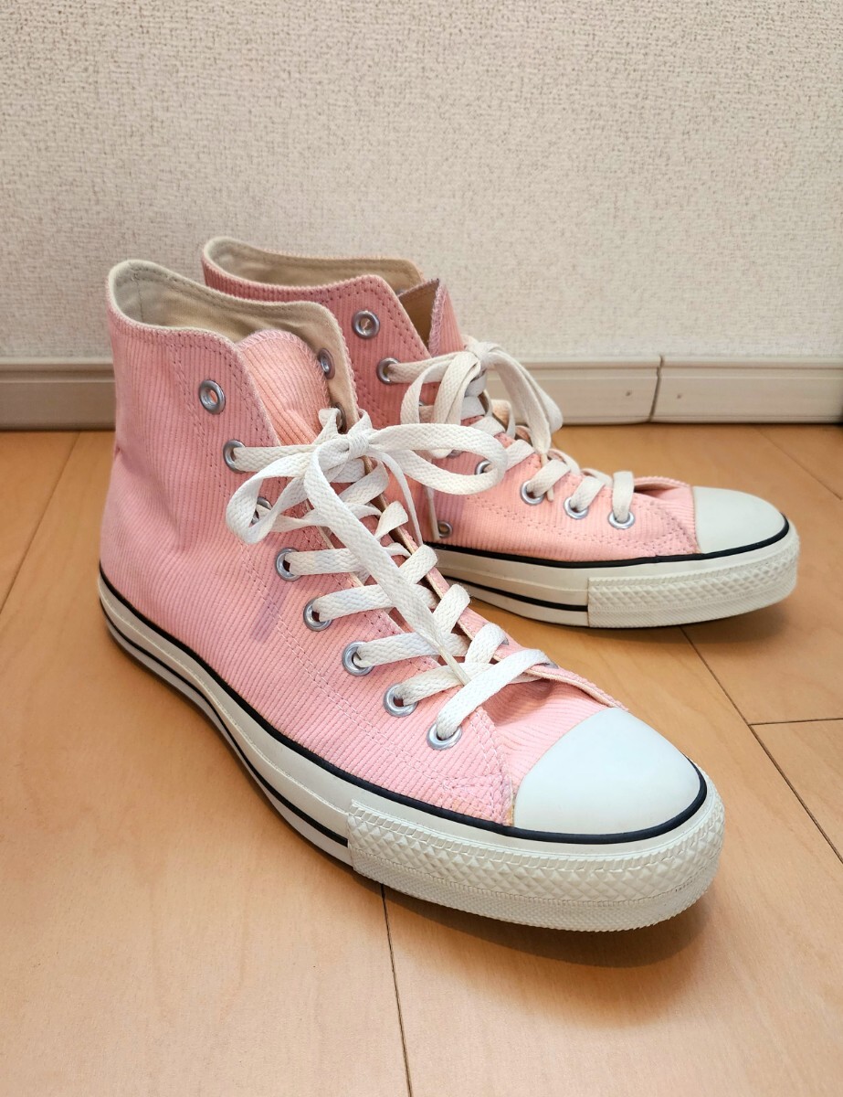 CONVERSE コンバース オールスター ハイカット スニーカー コーデュロイ ピンク 26cm 7