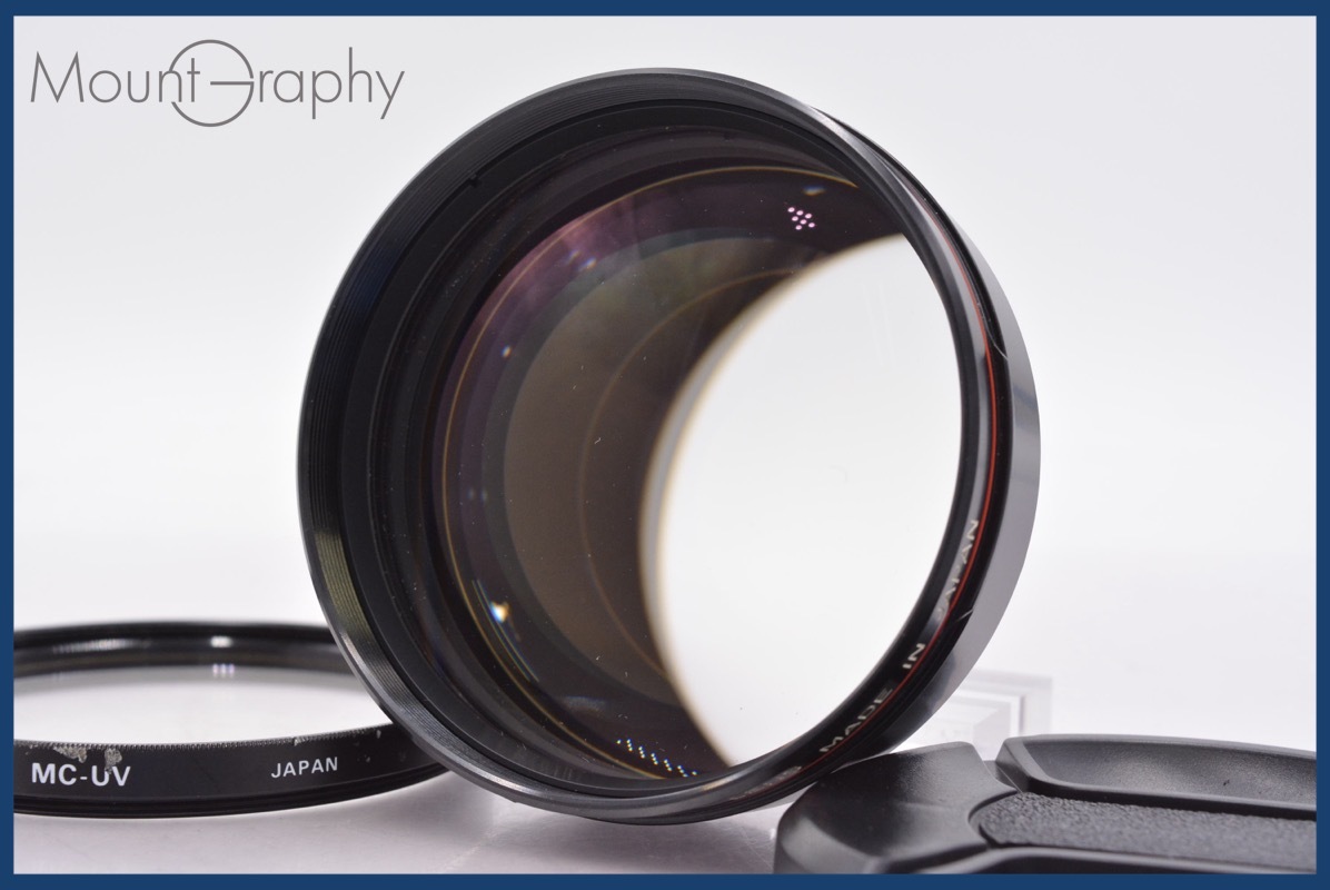 ★ジャンク特価★ キヤノン Canon NEW FD 85mm F1.2 L 前キャップ&レンズフィルター付 同梱無料 #am1330