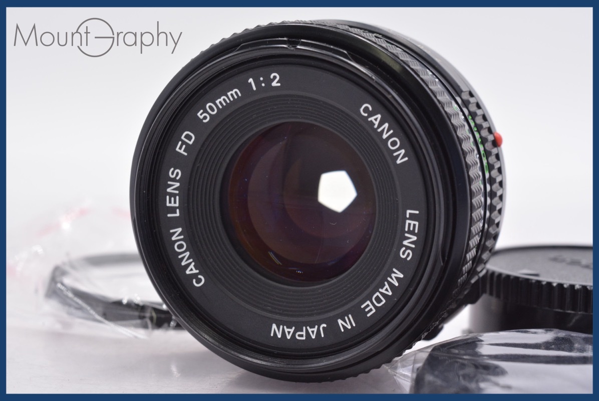 ★極上美品★ キヤノン Canon NEW FD 50mm F2 前後キャップ&レンズフィルター付 ★完動★同梱無料 #am2688