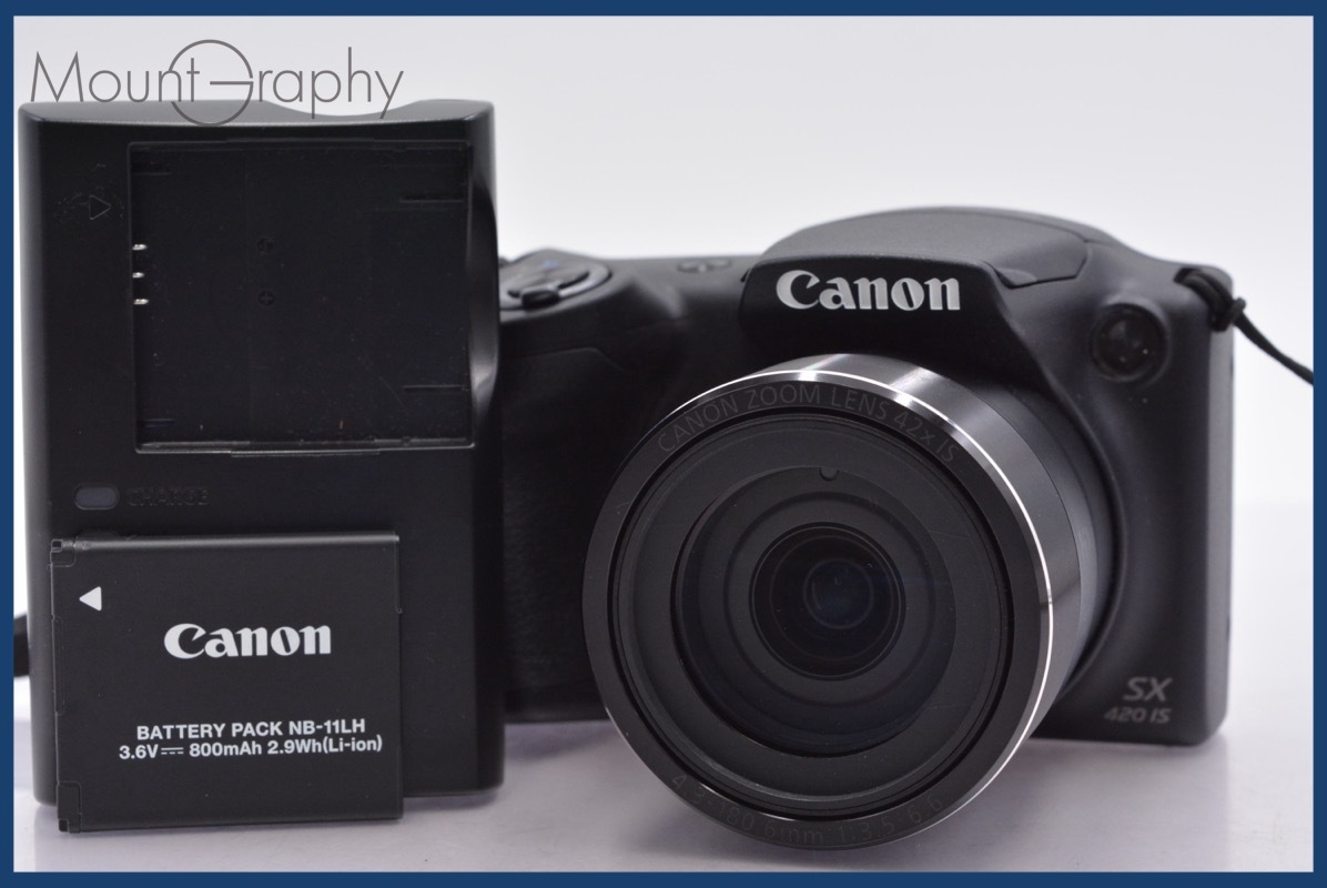 ★極上美品★ キヤノン Canon PowerShot SX420 IS 42x バッテリー、充電器付属 ★完動★同梱無料 #am50