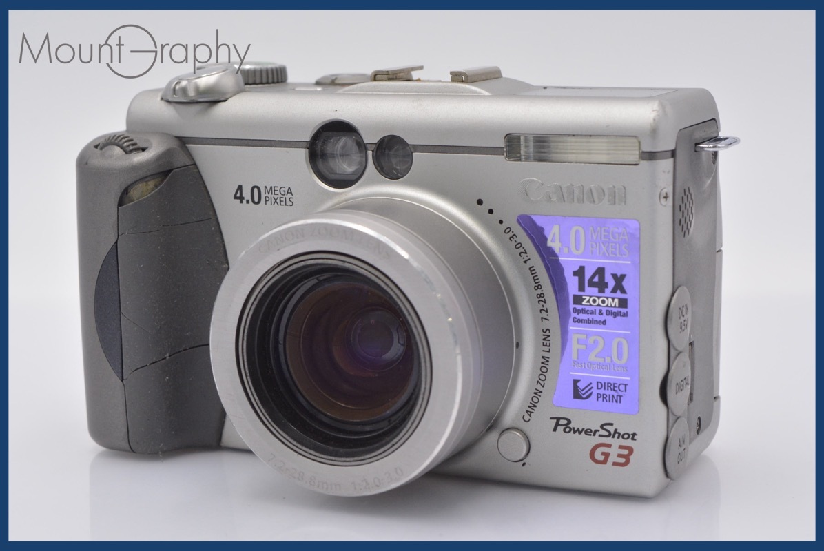 ★ジャンク特価★ キヤノン Canon PowerShot G3 14x バッテリー付属 同梱無料 #mj4149