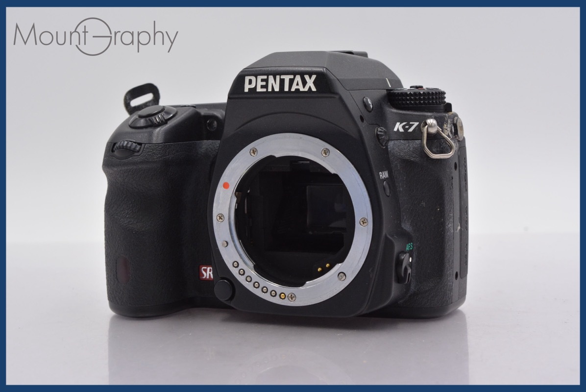 ペンタックス PENTAX K-7 SR 前キャップ付 ★完動★同梱無料 #mj5707