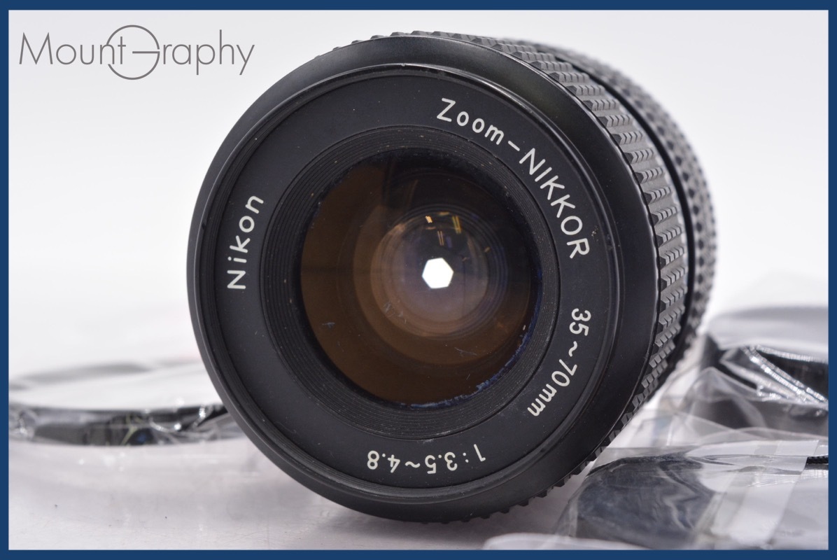 ★実用美品★ ニコン Nikon Zoom-NIKKOR 35-70mm F3.5-4.8 Ai-S 前後キャップ&レンズフィルター付 ★完動★同梱無料 #am2598