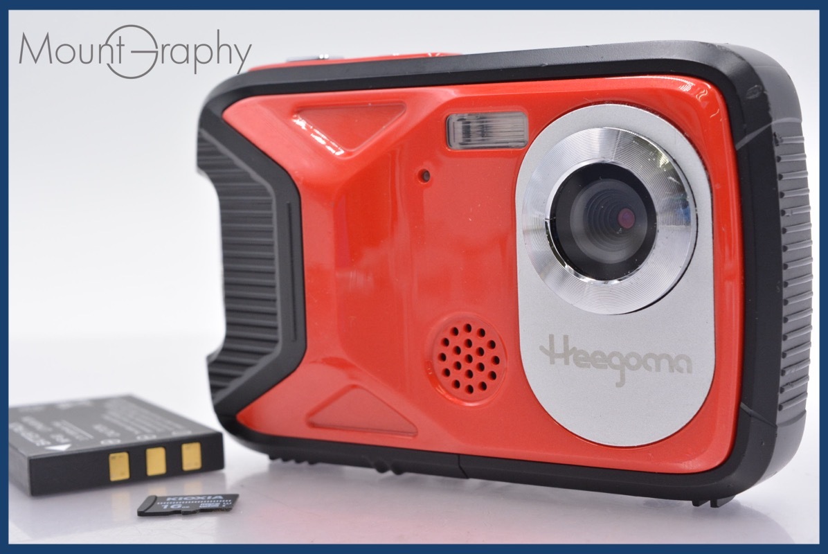 ★特別特価★ Heegoma 防水デジタルカメラ バッテリー、メモリカード付 同梱無料 #am103
