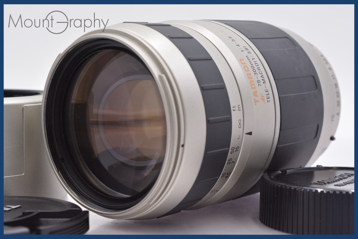 ★良品★ タムロン TAMRON AF 75-300mm F4-5.6 LD TELE-MACRO 前後キャップ、フード付 ★完動★同梱無料 #mj3917