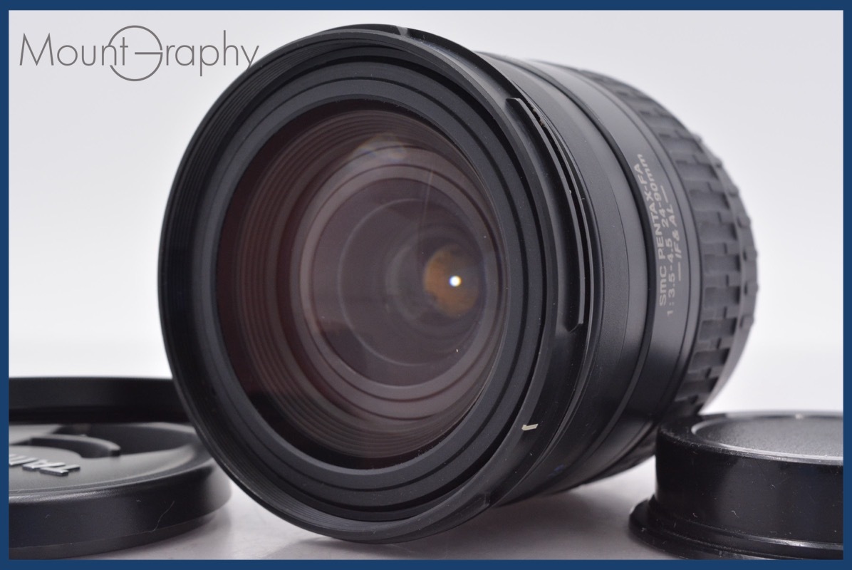 【動作保証】 ペンタックス PENTAX SMC PENTAX-FA 24-90mm F3.5-4.5 前後キャップ&レンズフィルター付 同梱無料 #f00076