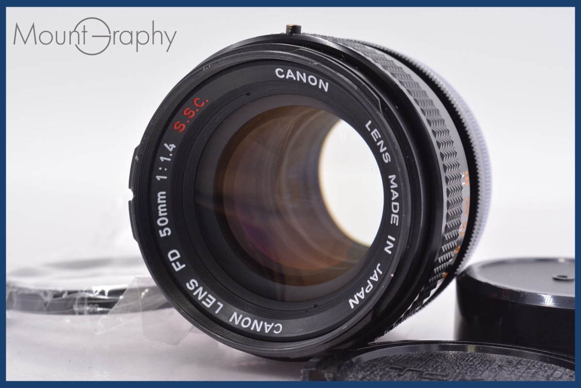 【動作保証】 キヤノン Canon FD 50mm F1.4 S.S.C. 同梱無料 #am3072
