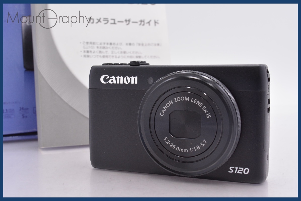 キヤノン Canon PowerShot S120 5x 元箱、取扱説明書付属 同梱無料 #mj8089