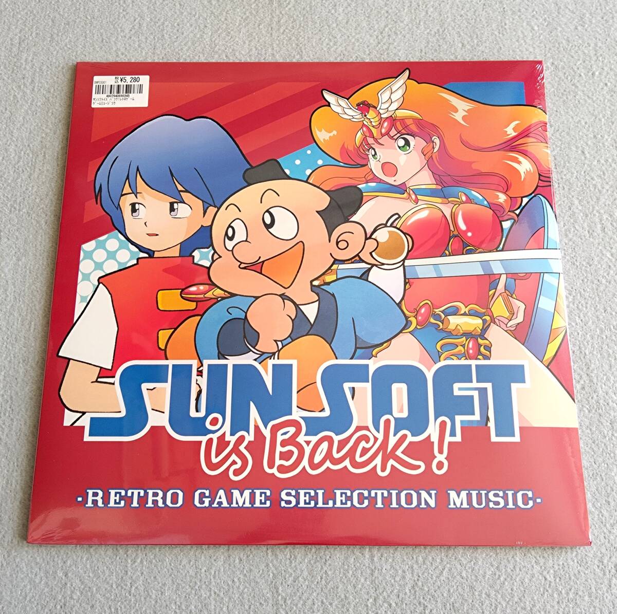 【新品未開封】 SUNSOFT is Back! Retro Game Selection Music アナログレコード LP 東海道五十三次/マドゥーラの翼/リップルアイランド