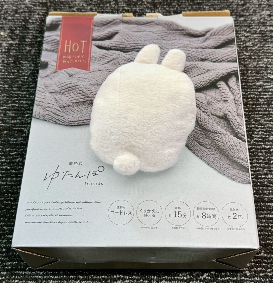 20260108-5 保管品　通電のみ確認　現状品　 蓄熱式湯たんぽ　 フレンズ　うさぎ　CNYP-FR-IV 湯たんぽ