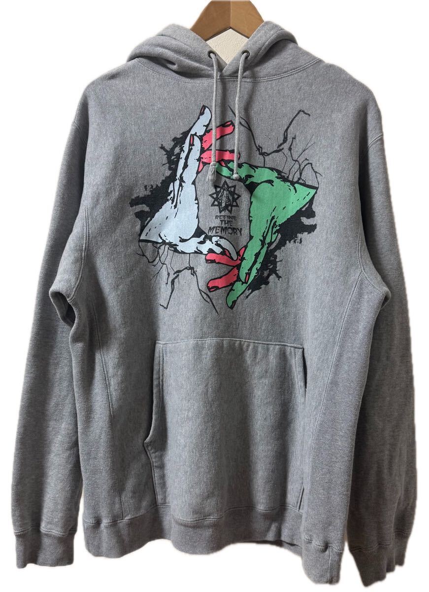 balanceweardesign バランスウェアデザイン スウェット パーカー size L グレー グラフィックデザイン フーディー BAL 00s 長袖