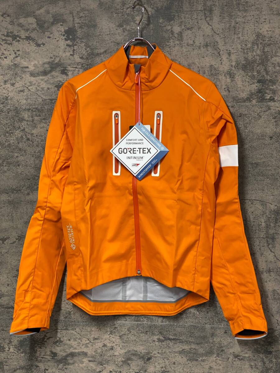JS555 ラファ Rapha CLASSIC WINTER JACKET 長袖 サイクルジャケット オレンジ S GORE-TEX INFINIUM