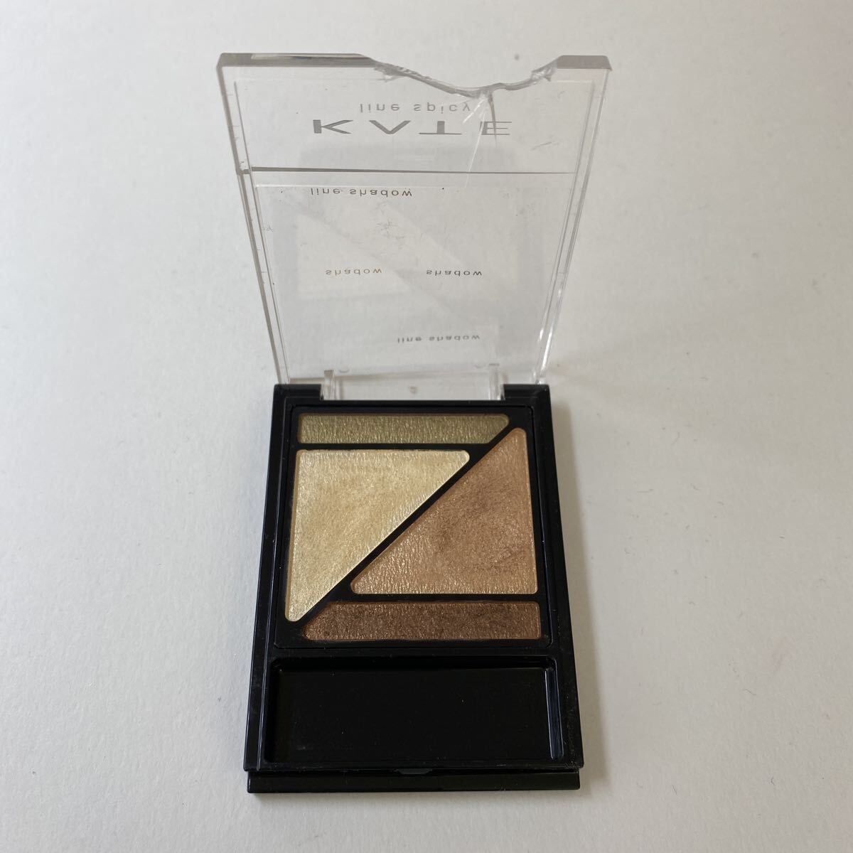 ケイト　ラインスパイシー　BR-1 アイシャドウ アイカラー ケース割れ
