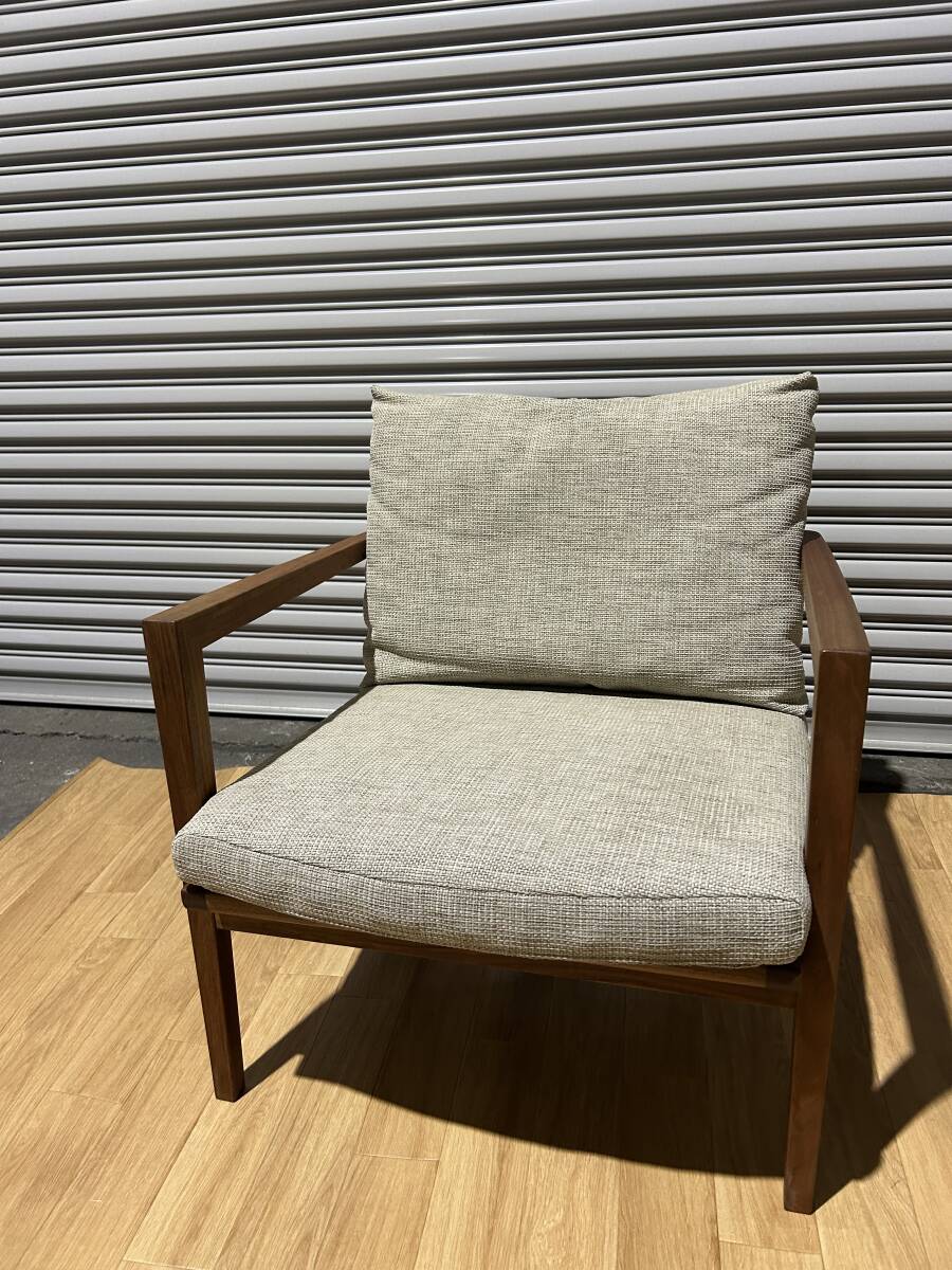 モデルハウス展示品　Ritzwell リッツウェル/BLAVA ブラヴァ イージーチェア ウォールナット 無垢材