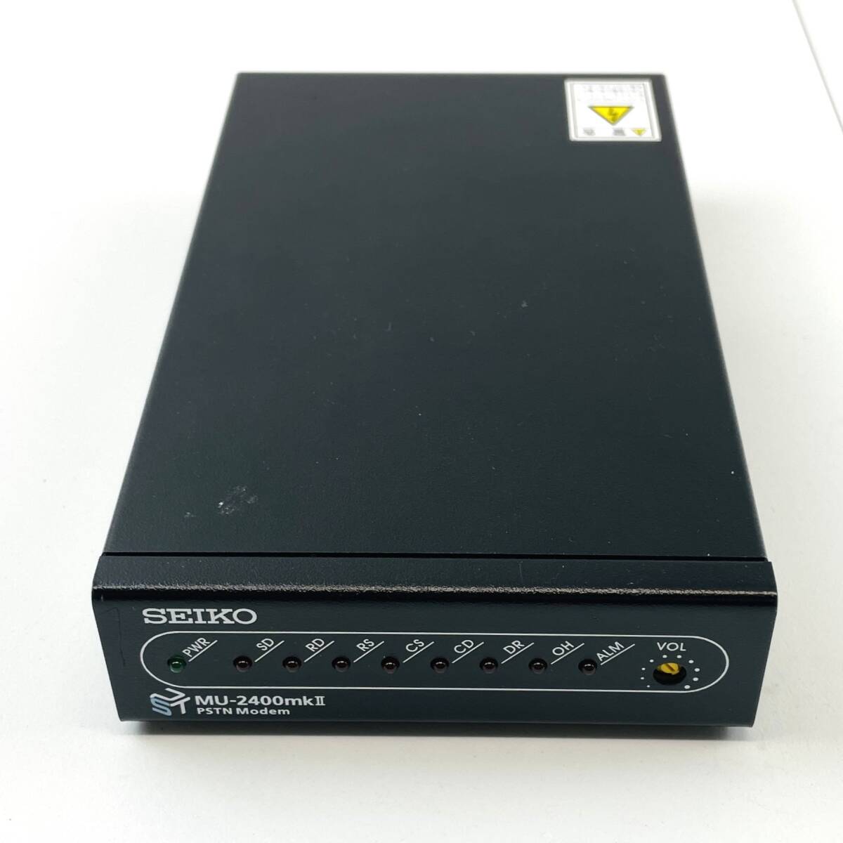 (ヤ)B■025【通電OK】SEIKO セイコー レガシープロトコル用 公衆同期モデム 本体のみ MU-2400mkII MU-2400mkⅡ 変復調装置 PSTN Modem